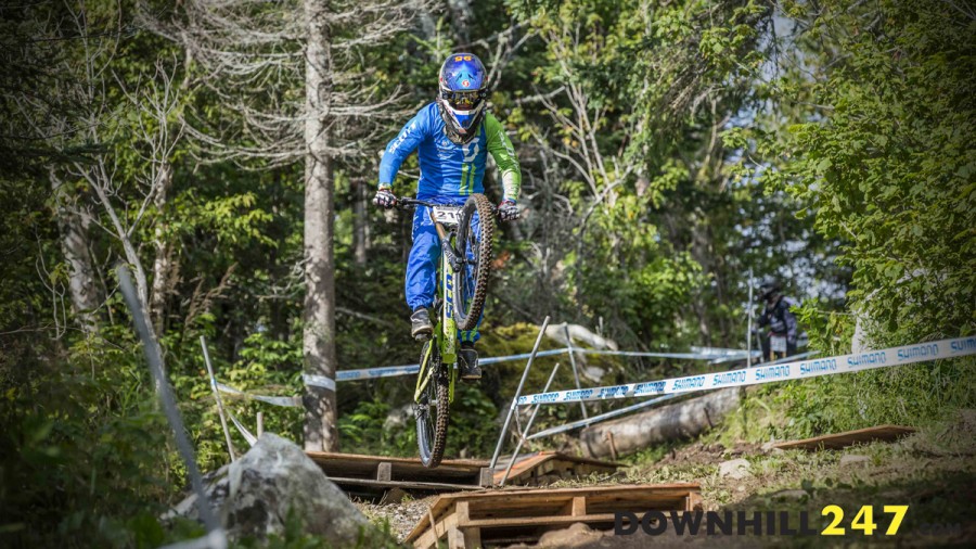 There were plenty of different styles being thrown down over the jumps lining the course...