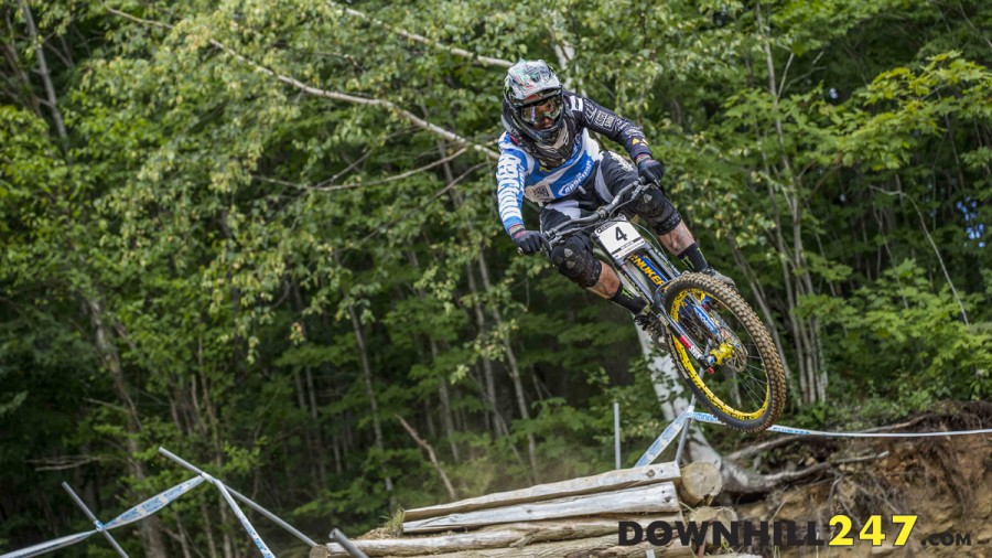 Keeping low doesn't mean you can't look stylish though as Sam Hill demonstrates!