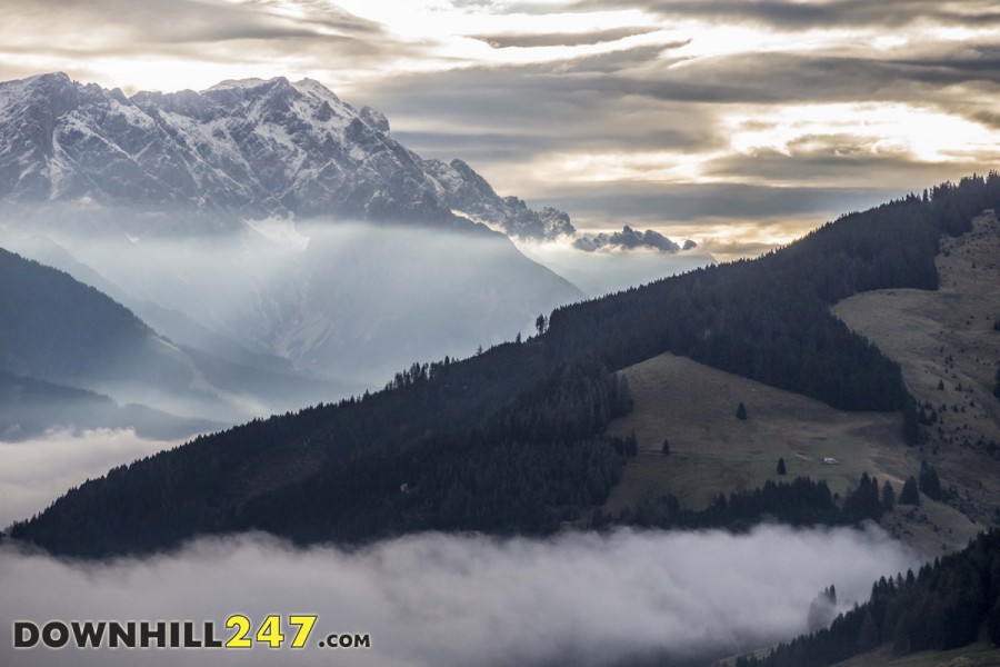 Back in the mountains proper, there is no shortage of views to be had all the way down the track. As always with the mountainous venues we go to the weather can change in an instant.