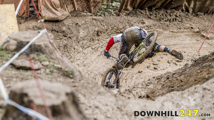 For a 'bike park' track there were plenty of people having moments all the way down the course.