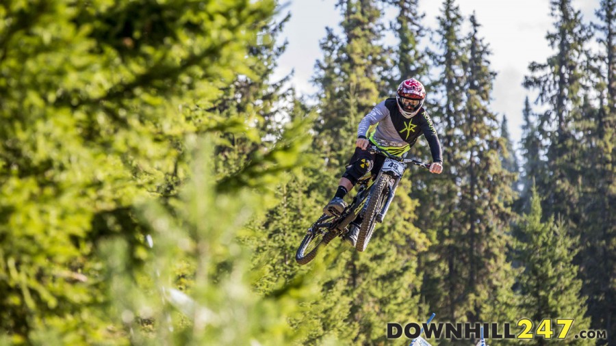 Not afraid to jump and not afraid of rocks, that pretty much ticks of a lot of the track here in Norway, always a dark horse you never know with Chris Kovarik.