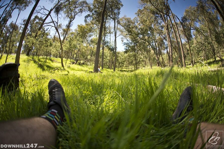 A photographers life isn't all that bad at times - taking a break from the sun!