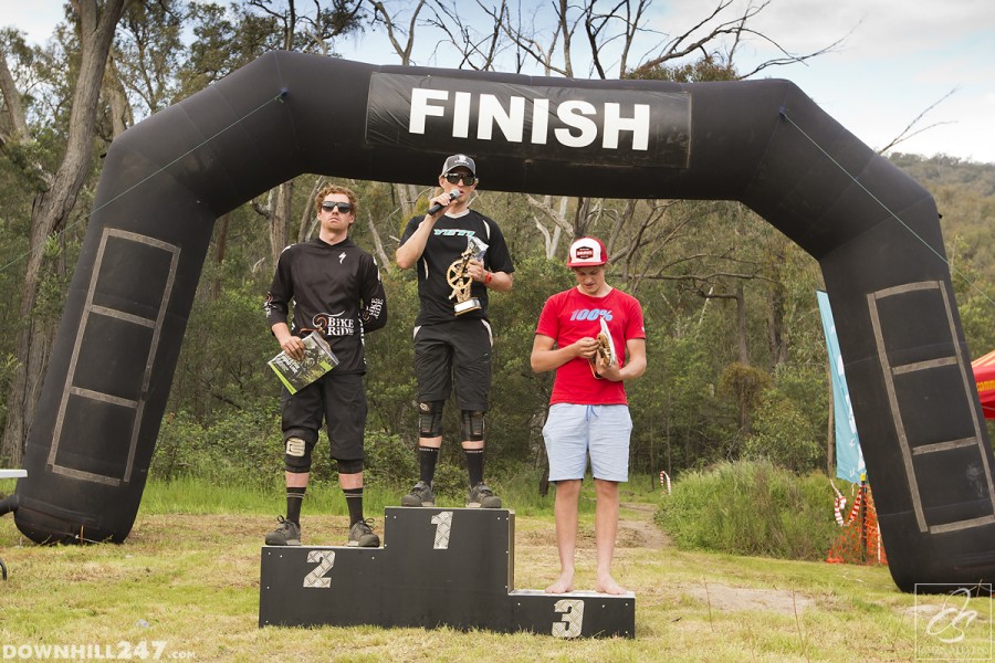 Final Podium; Dan MacMunn, Kaine Cannan, Dean Lucas.