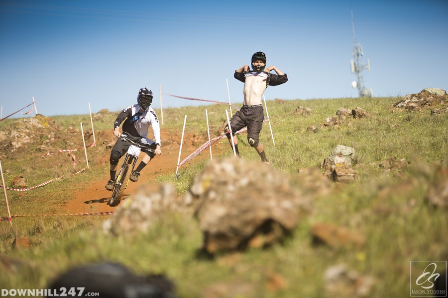 Motivation?! You find all sorts of craziness at downhill races.