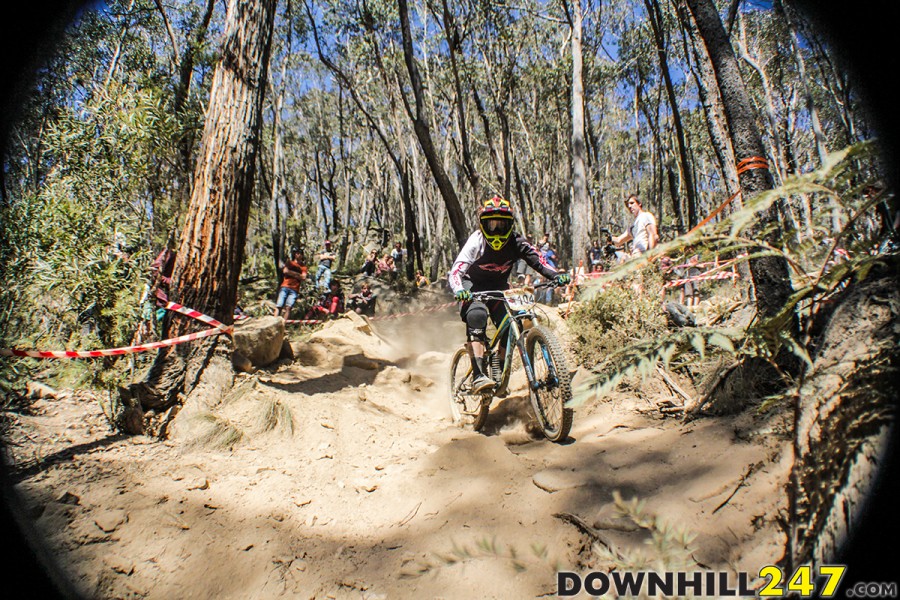 Michelle Crisp on the gas to Third place in Elite Women. Michelle has had an impressive comeback after a serious shoulder injury just one year ago. 2014 will be a big year for her!