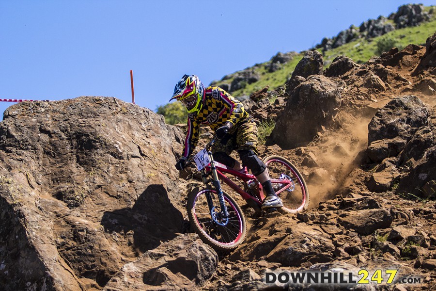 All the rocks made for some awesome riding though with whole rocks flying as riders came charging through!