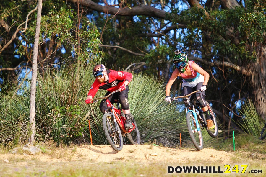 Dual slalom, is it just like two person downhill racing?!
