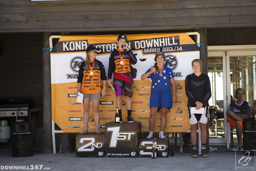 Women's Podium.