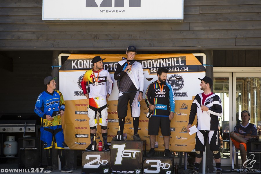 Men's Podium.