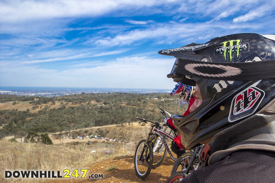 The track offered some spectacular views from the top.