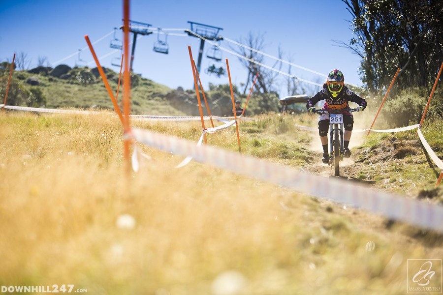Tegan Molloy at home for the weekend in Thredbo, has set the fastest seeding and racing times of all women competitors in the 2014 National Series. With a feat like this under her belt, it is exciting to think of what might behold her future in elite.
