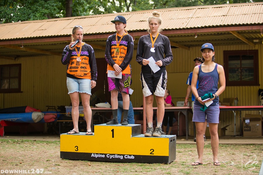 Women's Podium.