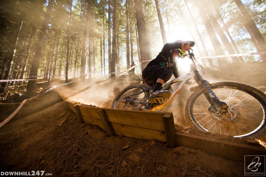 Photographers talk about golden light, Bright was a clinical study in it. Here Jason Stevens captures Sam Brownlie lapping it up - awesome!