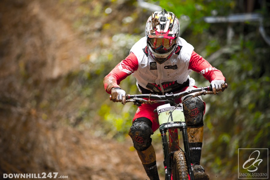 Not everything went to plan for round 1 winner Luca Shaw who crashed and ended 10th, relinquishing the overall leaders jersey in the process.