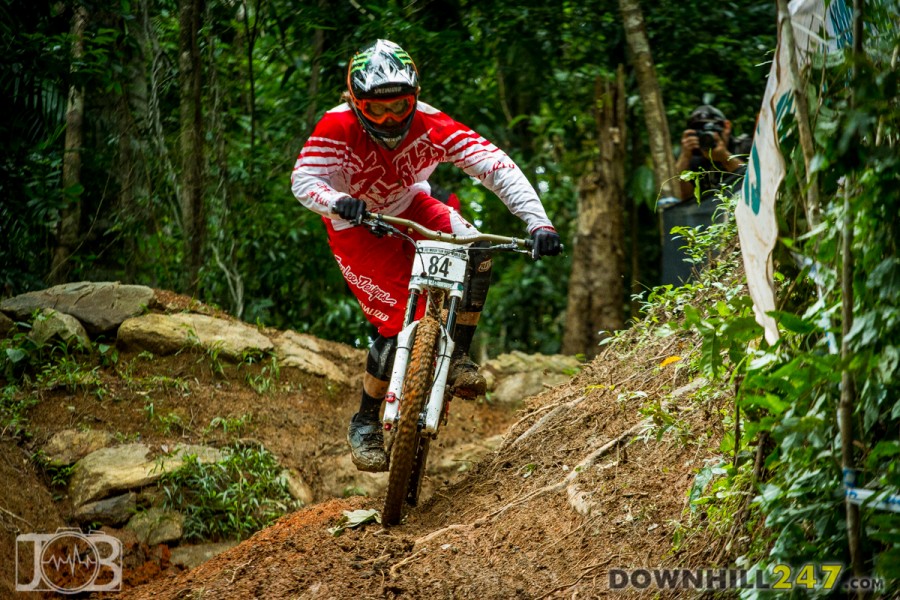 Practice saw many riders crash despite the fact they  were supposed to have their lines dial to race on shortly!