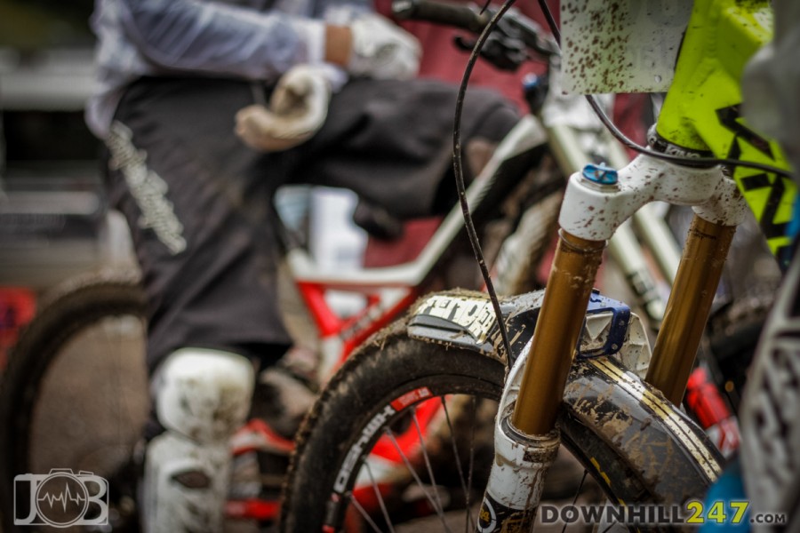 With mud flying everywhere (usually at the photographer), mud guards (of the homemade and shop variety) were essential.