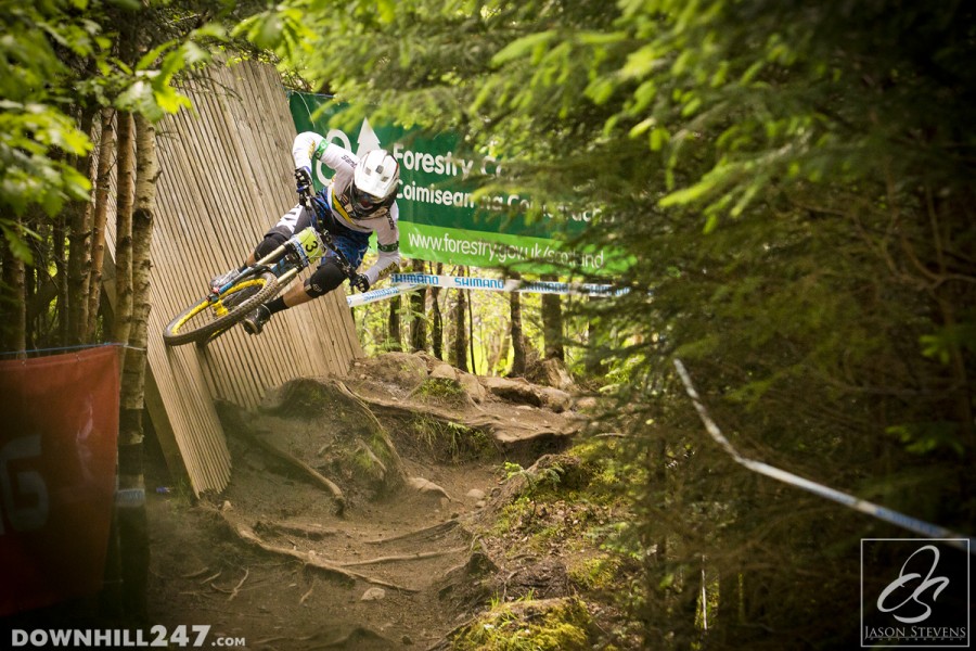 Young Aussie Aiden Varley, looking great on the wallride, but not qualifying as well as he'd hoped, i'm sure