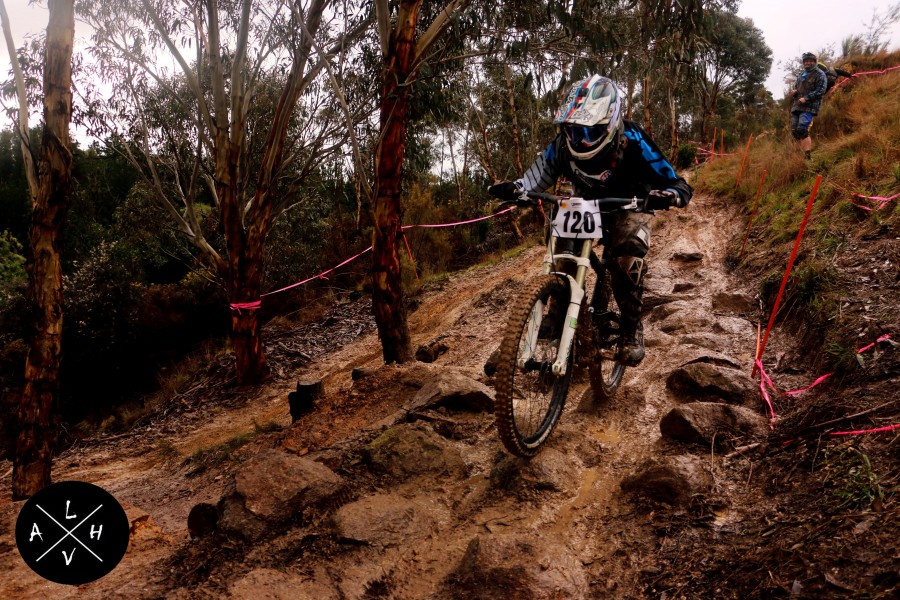 The young pinner, Mitchell Tamanika, was fast through the rocks all weekend.