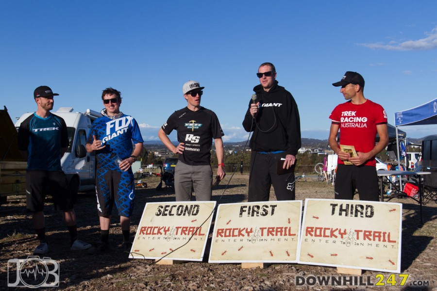 Mens Elite Podium:  1: Ben Cory / 11:35 2: Dan MacMunn / +10s 3: Dylan Cooper / +19s 4: Tim Eaton / +21s 4: Ryan Walsch / +21s