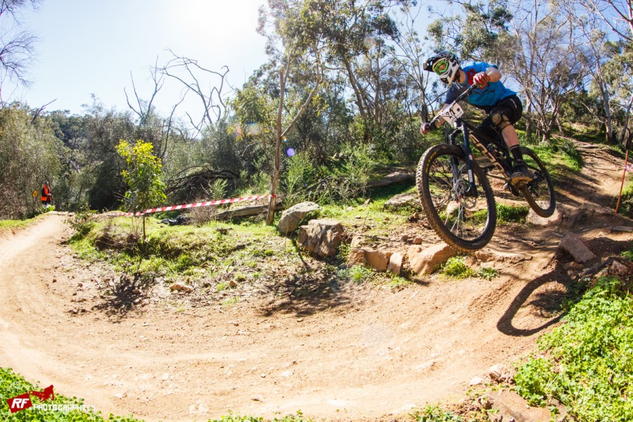 A few riders on enduro bikes were having great fun but said there were areas on the track where a downhill bike would be advantageous!