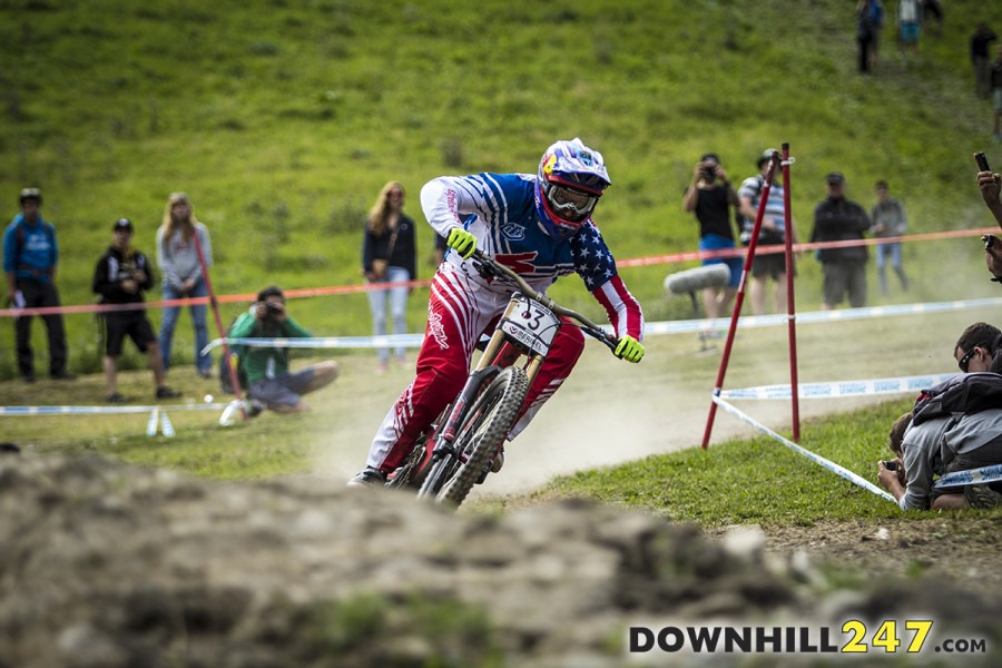 Aaron Gwin ended up taking out second overall.