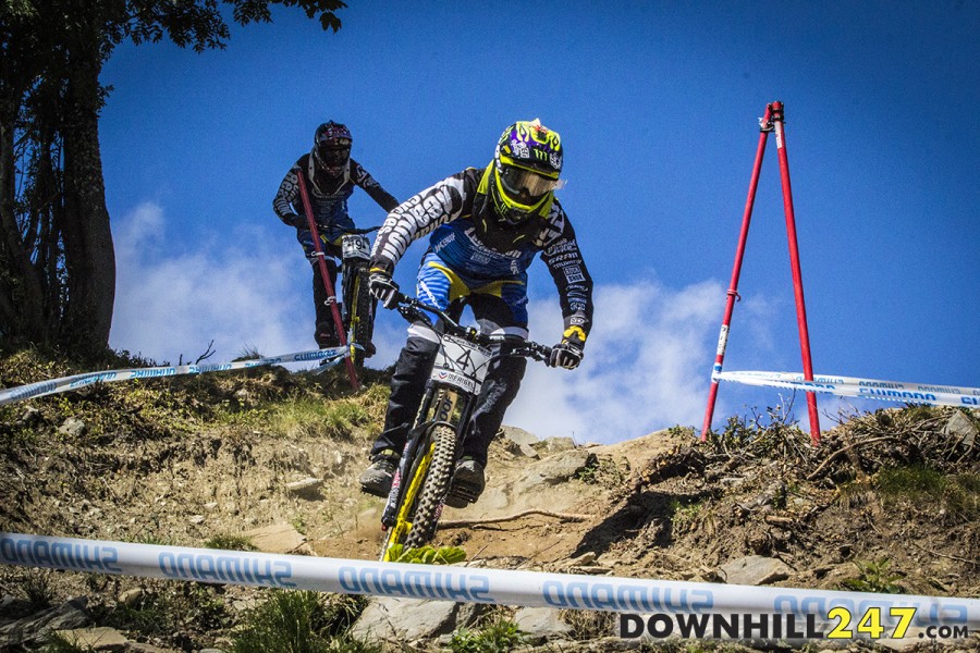 A lot of people are tipping this man, Sam Hill and Sam wasna��t hiding the fact he likes this course.