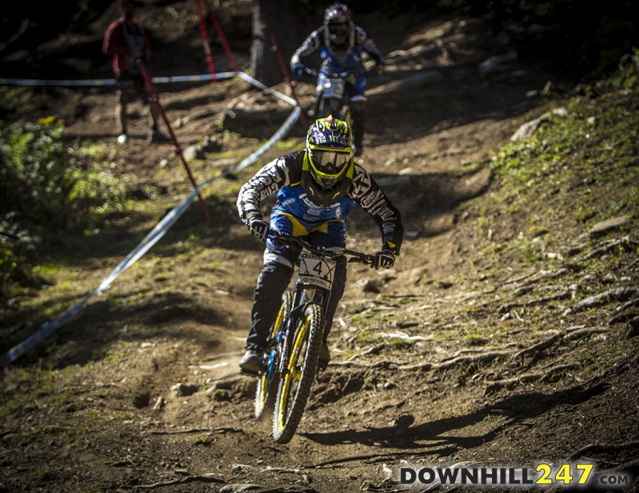 Sam Hill in 5th today.