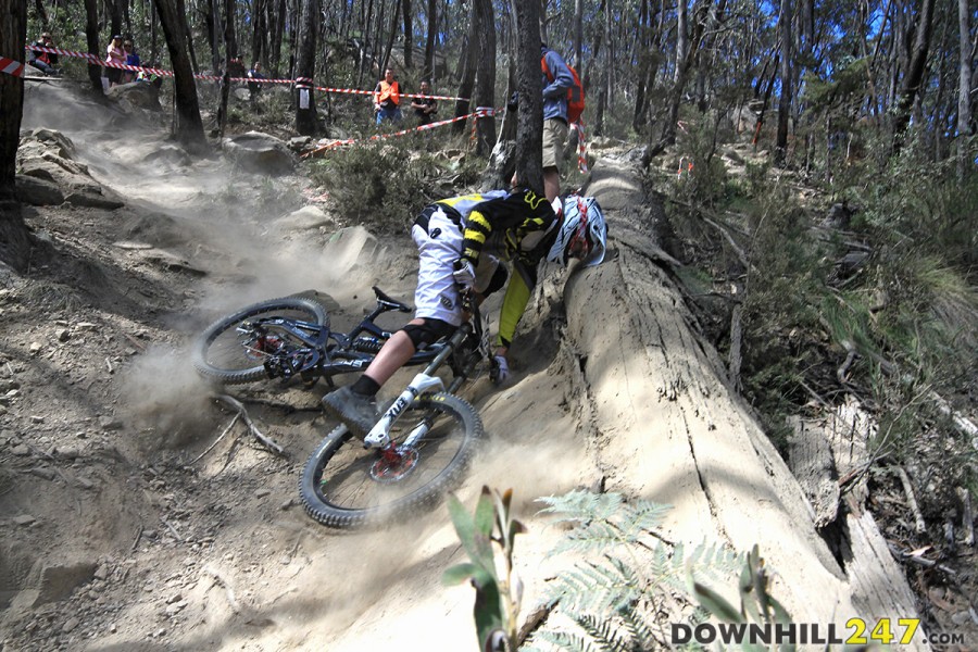 Pony express claimed some helmets and riders this weekend, we're glad to know that each of the riders we heard got hurt are on the mend.  Photo: Edwin Emmerick