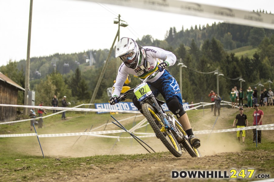 Aiden Varleys' year was interrupted by an injury in Leogang, he bounced back today to finish 7th.
