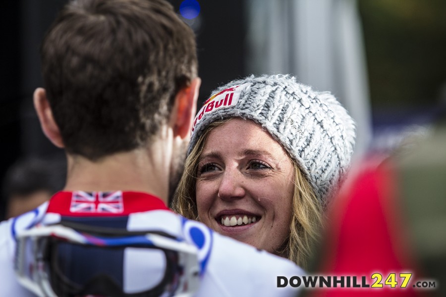 Always emotions at World Championships, the tears roll down Rachel's cheers.