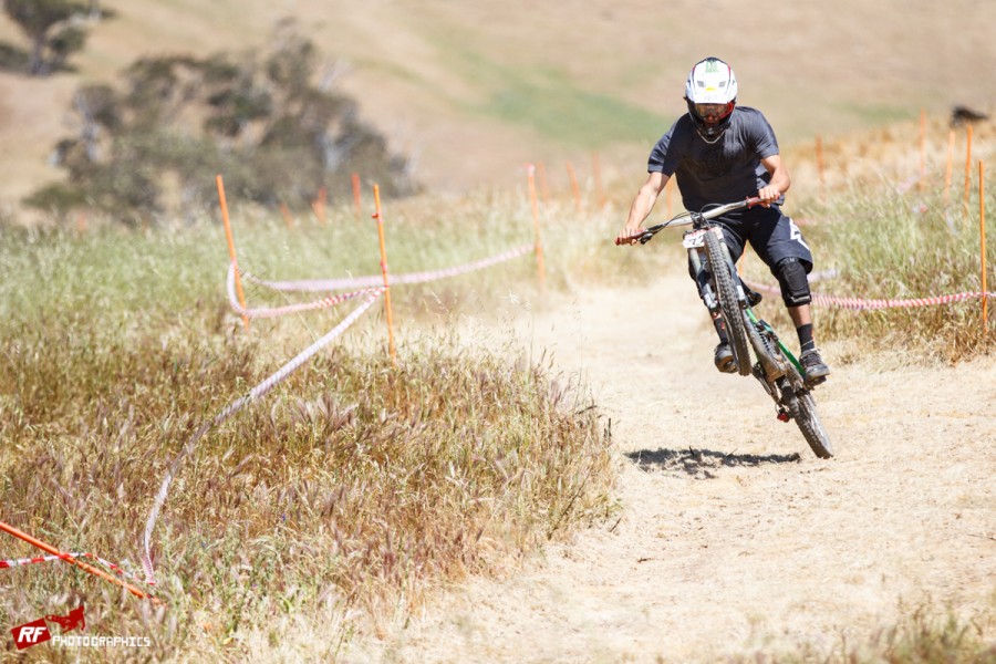 However after a solid season there were a few local riders looking to push Troy all the way, one of them was Angus Maddern who was flying!