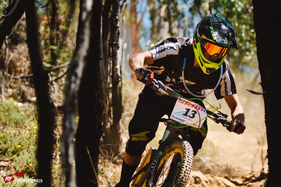 There were a lot of riders sporting full face helmets because of the high speed along the stages.