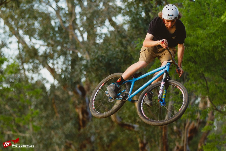 However Darcy's skills aren't just limited to a downhill bike,he's also a proficient dirt jumper and enduro racer!