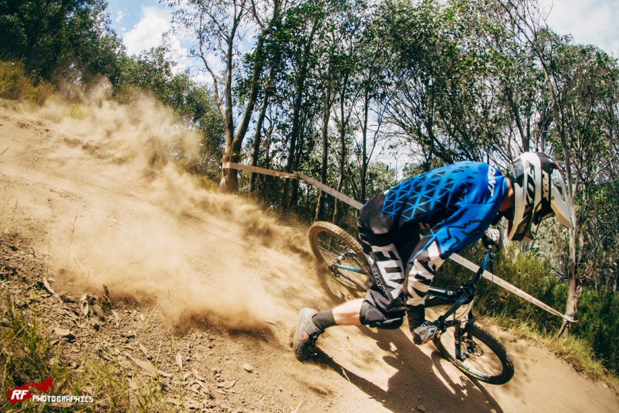 The track is really seeing some action and with the dry weather there is dust being kicked up everywhere!