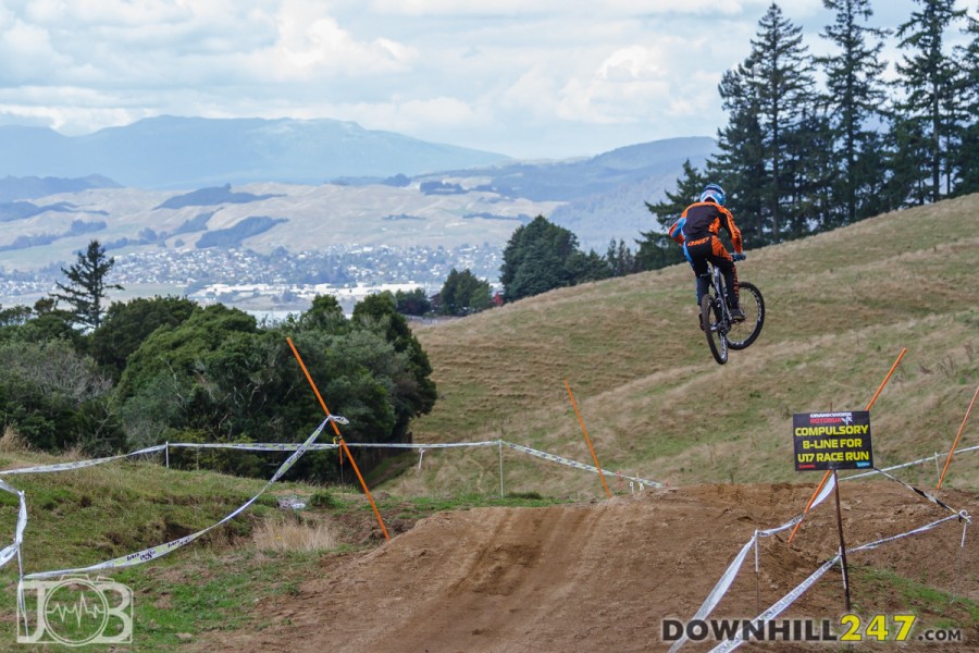 Even the downhill jumps are on the large size!