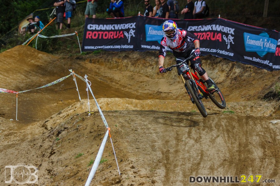 Timed practice today was the main downhill event today, it wasn't seeding or qualifying just an indication for riders if they wanted to see their times.