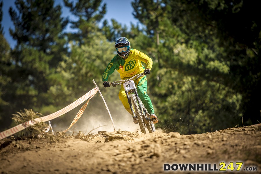 Fastest seeding rider, Troy Brosnan showing us some hot, nasty speed!