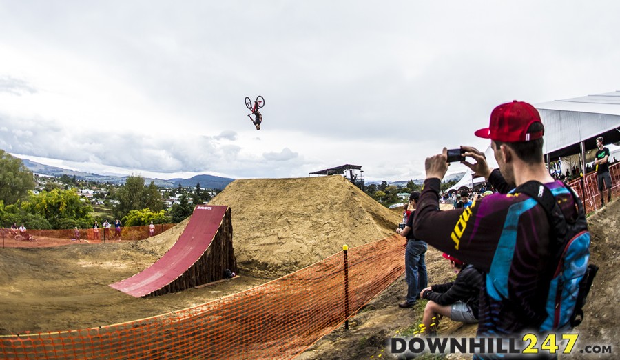 The slopestyle is always a crowd pleaser.