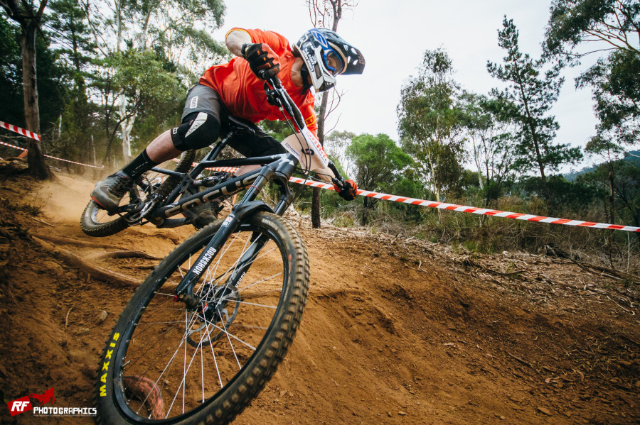 Simon Buzacott got back from Crankworx Rotorua and no doubt has been riding some gnarly trails so the small bike wouldn't have fazed him.