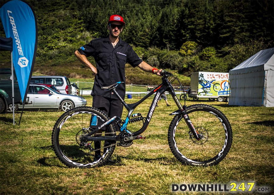 We found a few bikes lurking in the pits looking pretty tasty. The winner himself, Loic Bruni, has his bike being displayed by his mechanic.