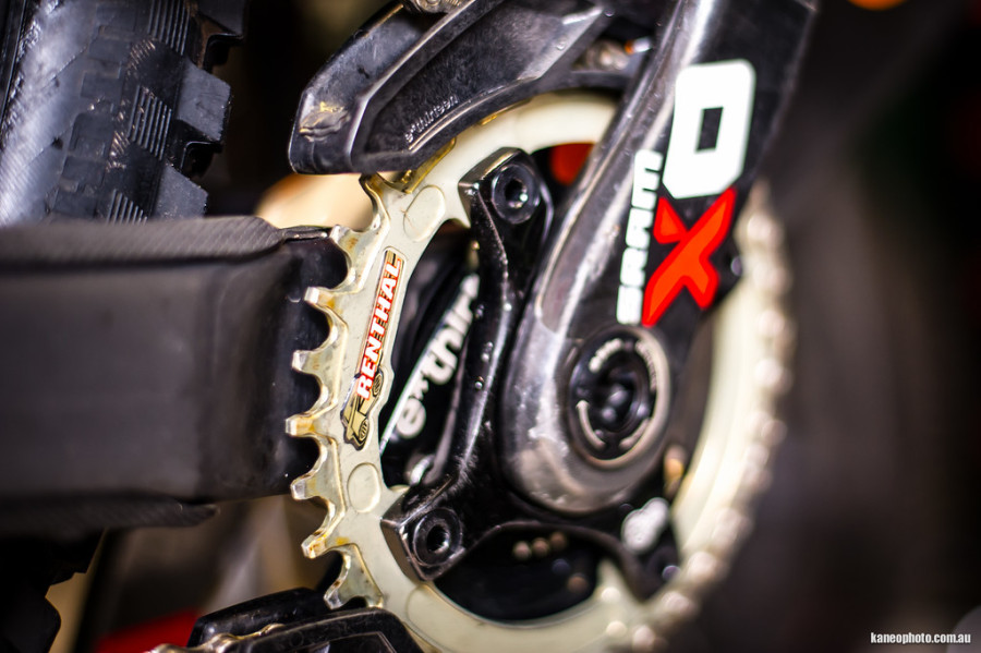 A nice looking narrow wide 36 tooth Renthal sprocket.