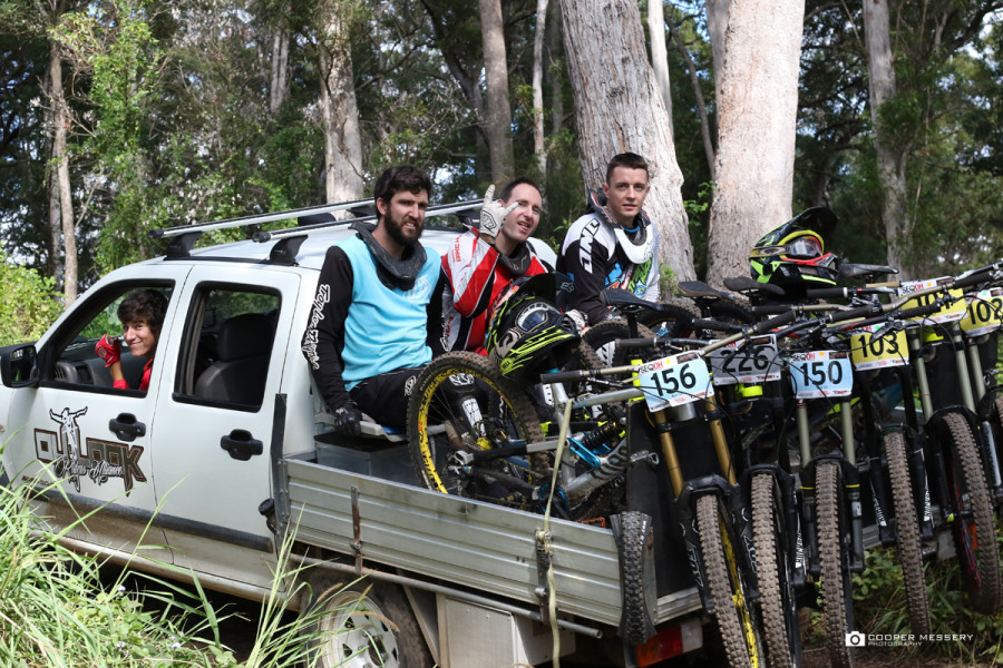 Shuttles to the top are always fun when your driver is Bob Davis, 63 years young and still racing downhill.