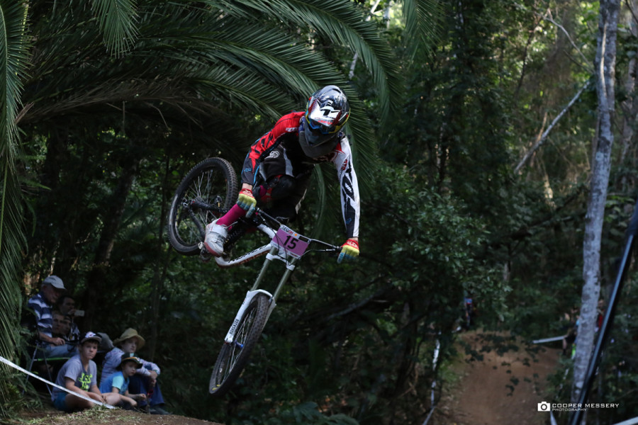 Big whips and nose-heavy landings were on order for the final jump