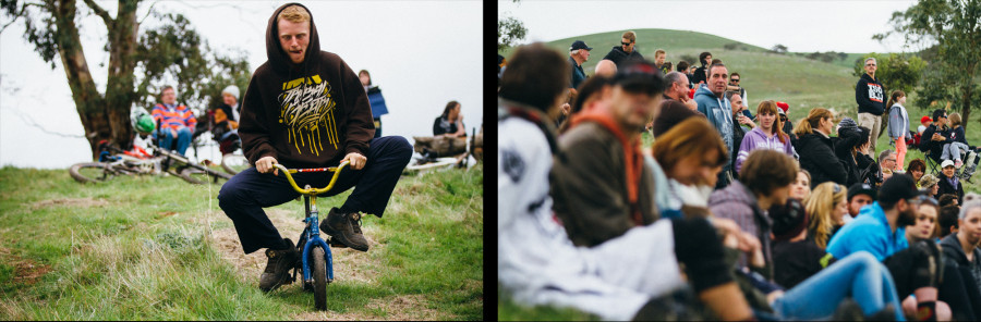 There is always a good turn out for the local races and riders seem to enjoy themselves whatever they are riding!