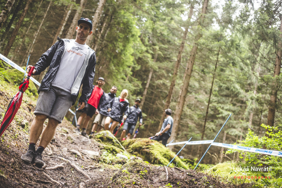 Track walk is always interesting, this year there were many new features which meant riders couldn't just go back to the lines from previous years.