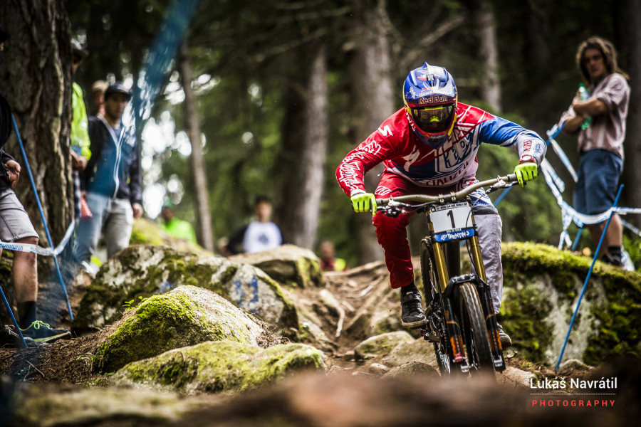 Aaron Gwin again showed he can handle a bike on a variety of courses to take the win here on a totally different track to the last race in Windham.