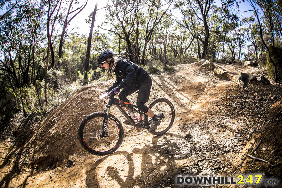 Shelly Flood took the Elite Women's win in the sunshine.