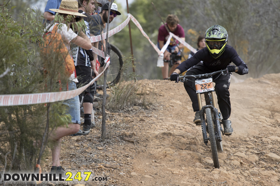 Off-camber and high speed - with tonnes of different lines available racers were able to tailor the track to meet their strengths.