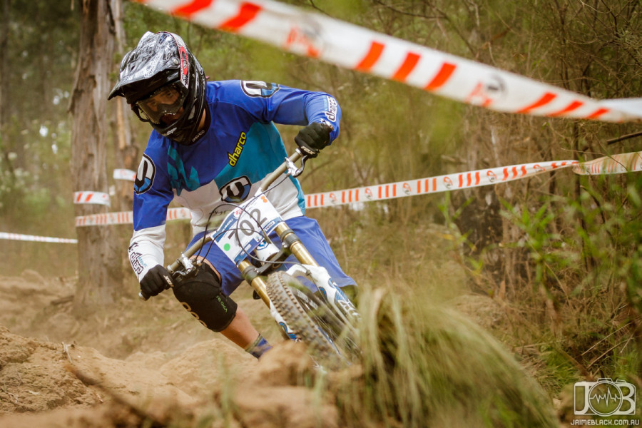 Matt Dinham is a machine. Balancing his final years of school, whilst competing in road, XC and Downhill events, each with stellar results. This round Matt took 2nd in his XCO race and 1st place in the Downhill.