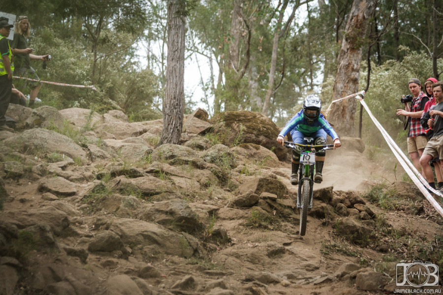 Vic Armstrong taking on the Cabbage Patch garden with no trouble. A rough bout of health stole the weekend from Vic, we might see her true form at Stromlo in a couple of weeks.